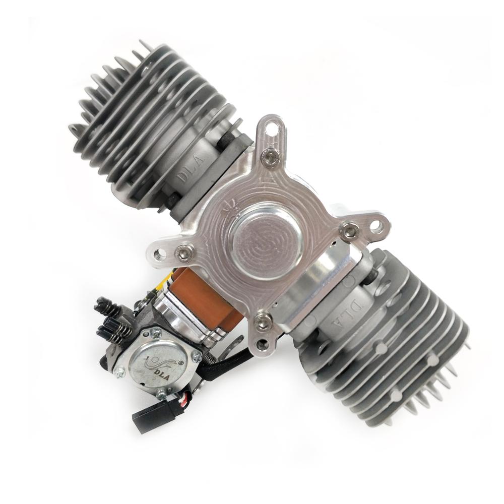 64 Cc Engine DLA64 64CC Twin Cylinder Model Engine For RC Fix Wing Airplane