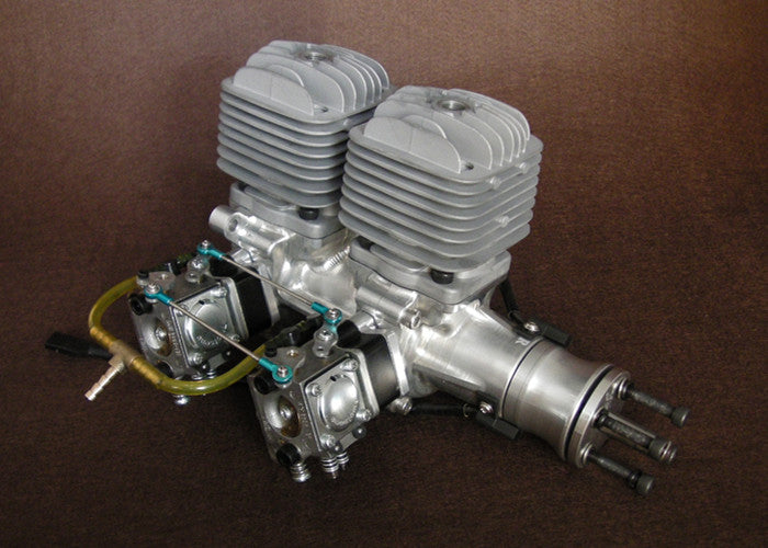 DLA64i2 64cc Twin Cylinder In line CNC Gasoline Engine for RC Airplane