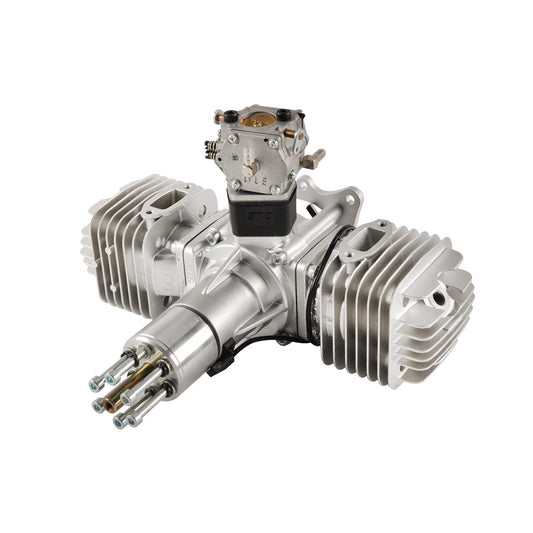 DLE 111CC Two Stroke Side Exhaust Gasoline Engine W/ Electric Ignition & Muffler