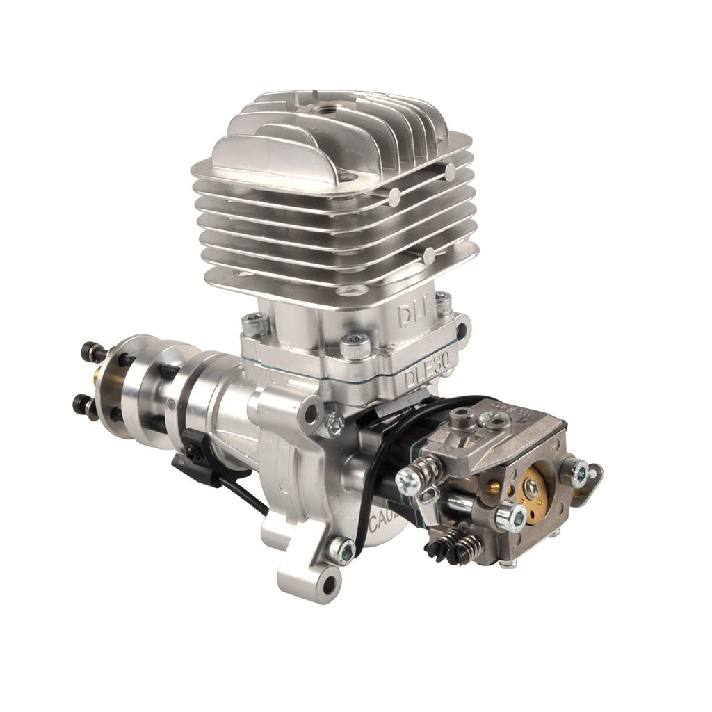 DLE 30CC Gasoline Engine Single Cylinder Two Stroke Side Exhaust w/ CDI ...