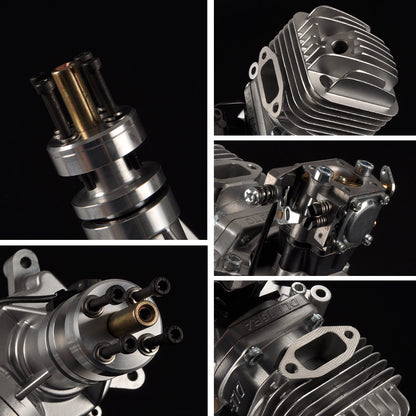 DLE 35RA 35CC Rear Exhaust Single Cylinder Two Stroke Gas Engine For RC Airplane