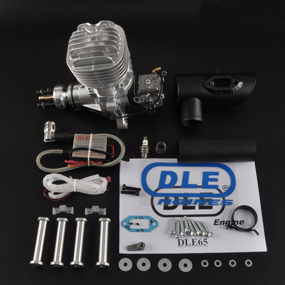 DLE 65CC Gasoline Engine for RC Model Airplane Single Cylinder Two Stroke