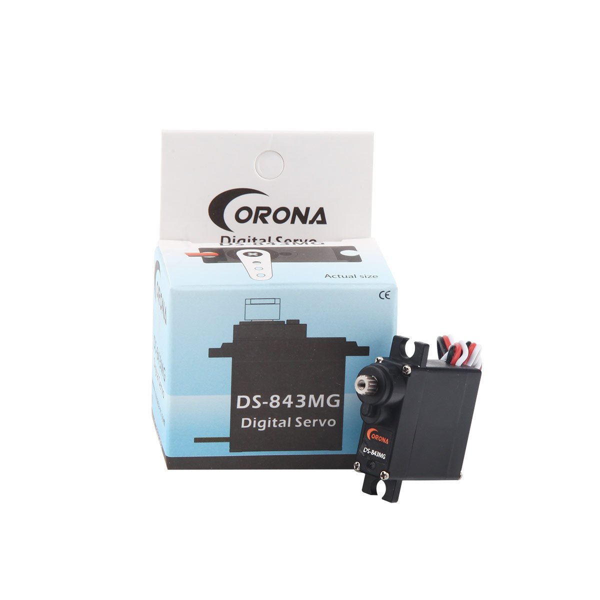 Corona DS843MG/ DS-843MG Digital High Torque Micro Servo 4.8kg / 0.10sec / 8.5g
