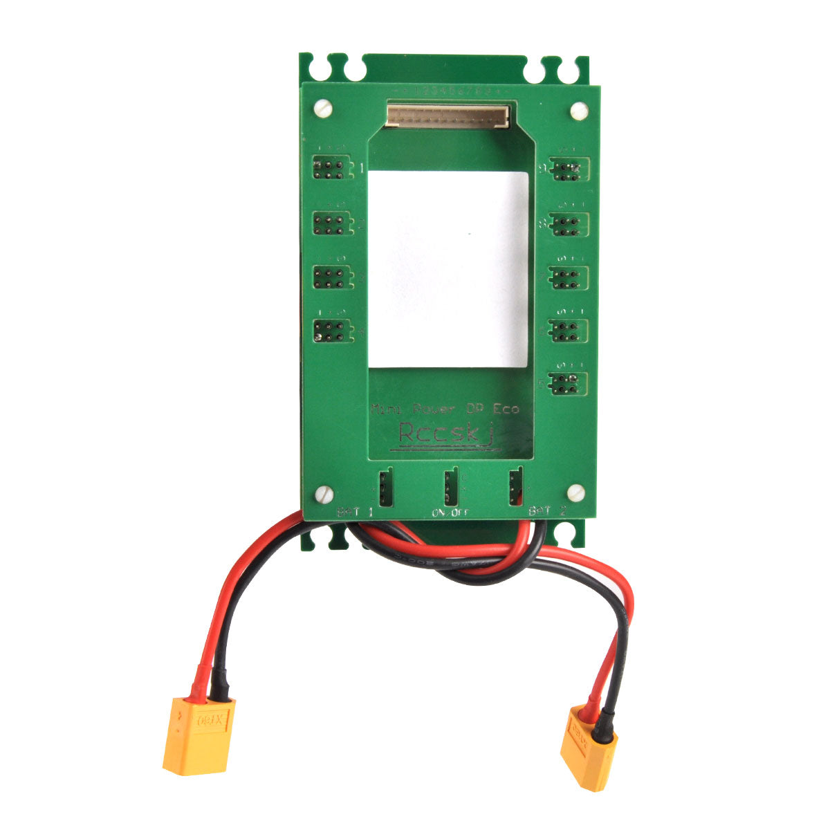 1pcs 4.8-12.6V Mini Power DP Eco 0-30A Servo Section Board with Dual Power Input Wire E2101
