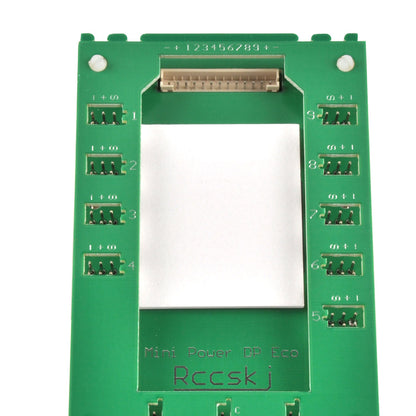1pcs 4.8-12.6V Mini Power DP Eco 0-30A Servo Section Board with Dual Power Input Wire E2101