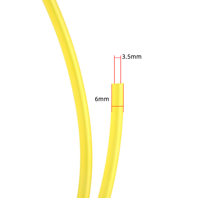 D6 x d3.5mm Yellow Color Fuel Tube