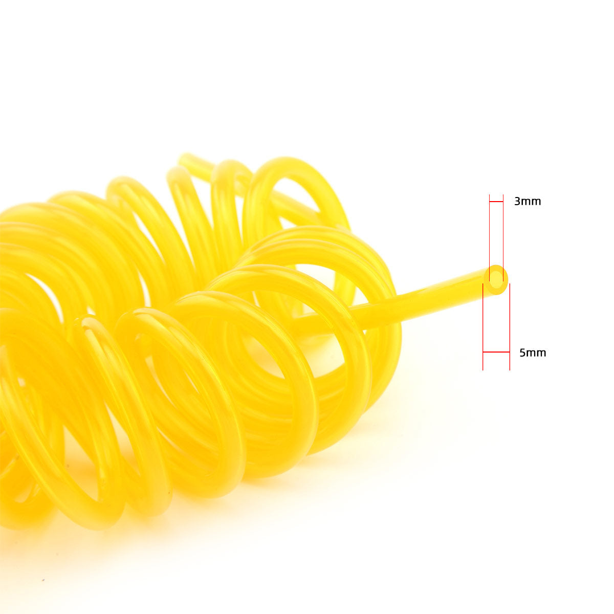 5x3mm Snake Type Retractable Gasoline Fuel Pipe Fuel Line