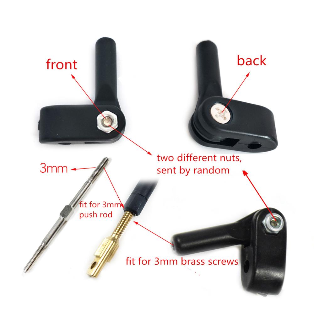 Adjustable control horn for Fix Wing RC airplane M3.9*47mm M3.9*67mm M3.9*100mm M3.9*110mm