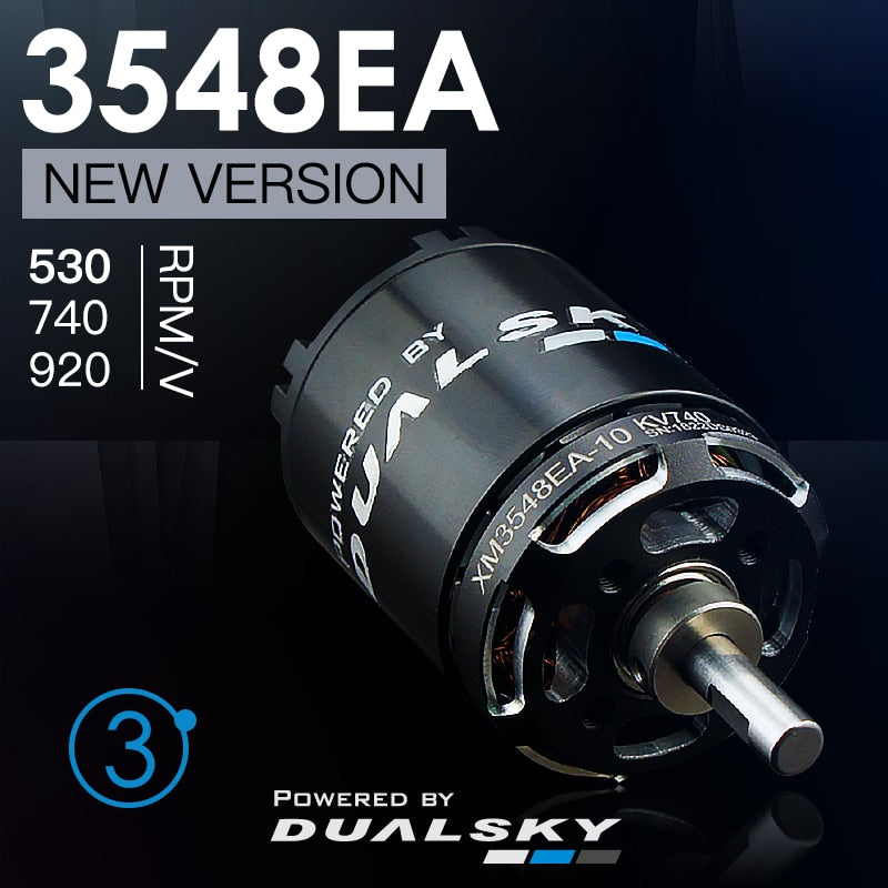 Dualsky 3rd EA Series Brushless Outrunners Motors XM3548EA 530KV 740KV 920KV For RC Airplane