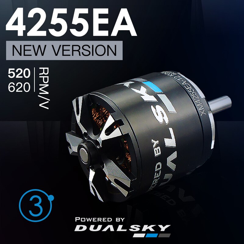 Dualsky 3rd EA Series Brushless Outrunners Motors XM4255EA 520KV 620KV For RC Model Airplane