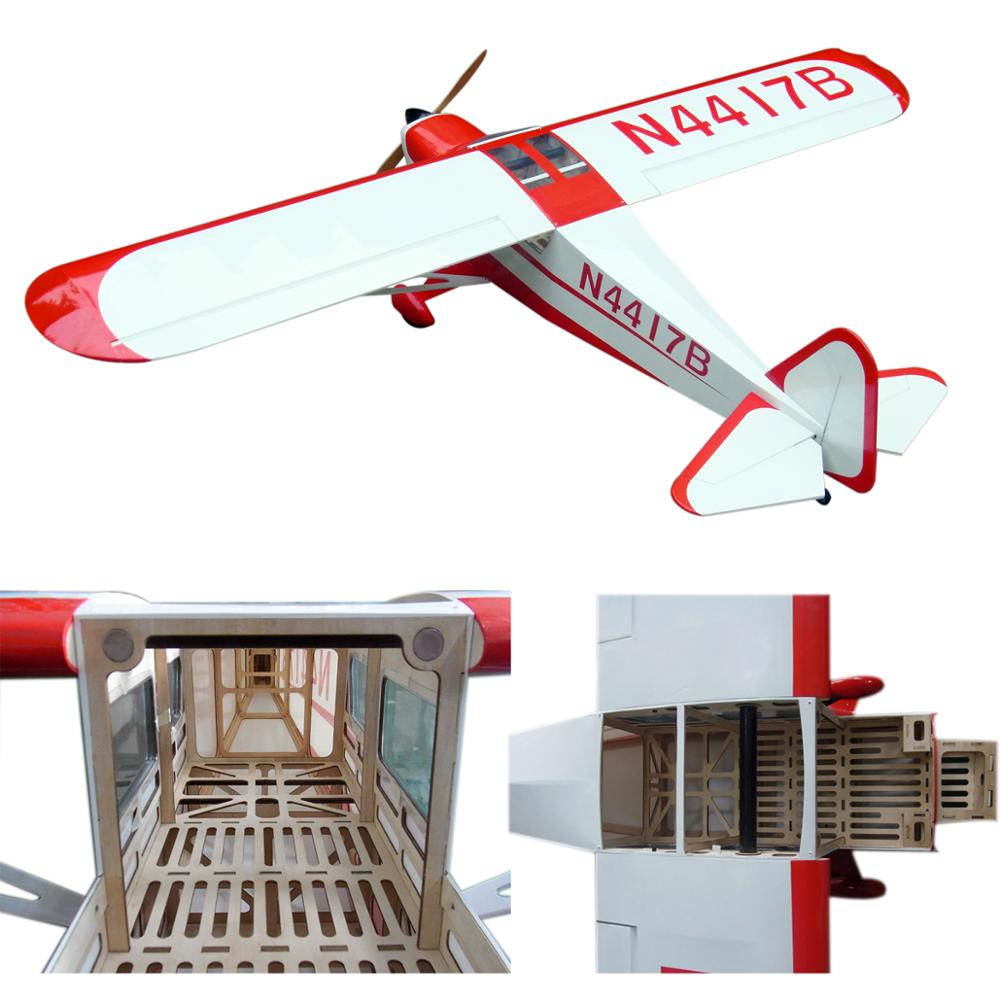 Taylorcraft-90 Electric Airplane 6CH 87.4in/2222mm Wooden Fixed Wing Aircraft ARF Model