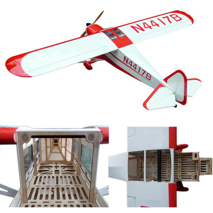 Taylorcraft-90 Electric Airplane 6CH 87.4in/2222mm Wooden Fixed Wing Aircraft ARF Model