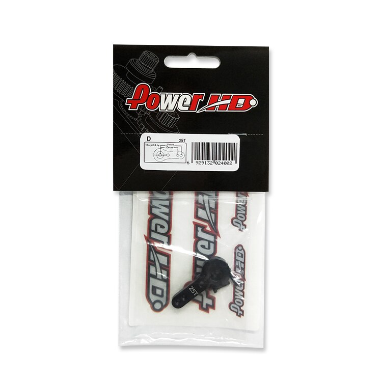 Power HD 25T D Type Metal Servo Arm for RC Model Servos