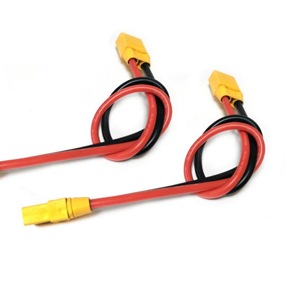 High Quality XT90 12AWG Male Female Extension Cable Battery Connector Soft Silicon Wire 150mm 300mm 450mm For RC Model