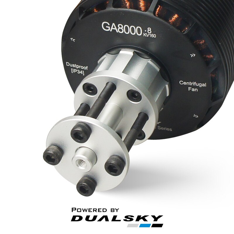 New Arrival DualSky GA8000 High-power Brushless Motor 160KV For 80cc-120cc Class UAV 3D And Scale Warbird Airplanes