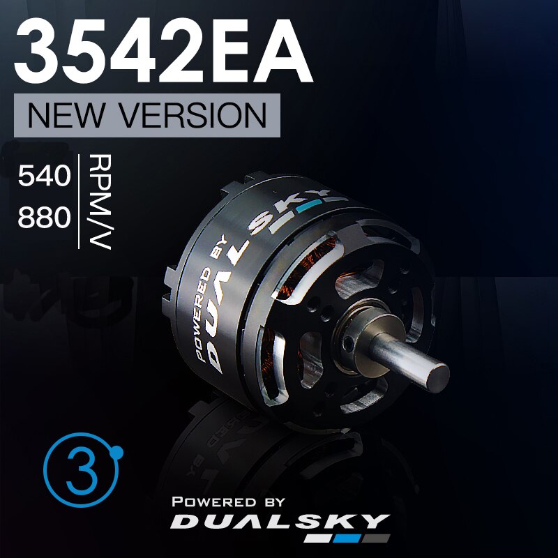 Dualsky 3rd EA Series Brushless Outrunners Motor XM3542EA 540KV 880KV For RC Airplane