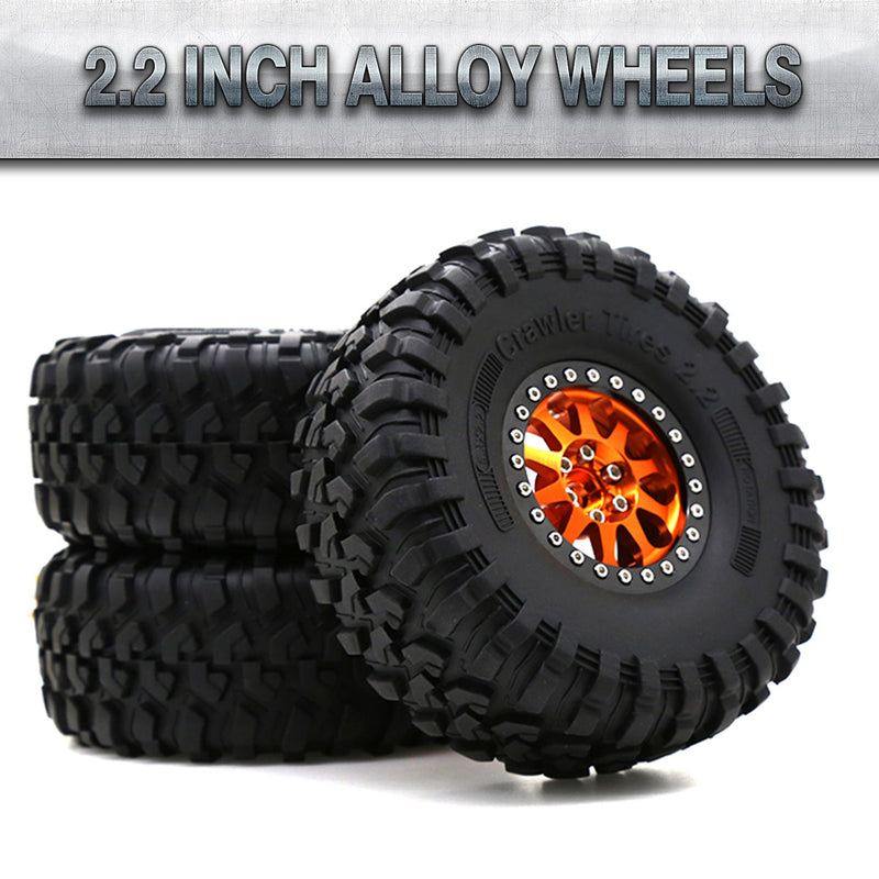 1Pc 2.2 Inch Alloy Wheel Hub Scx10 1:10 Climbing Car wheel hub For Trx4 YK4082 Wraith W8 3 colors