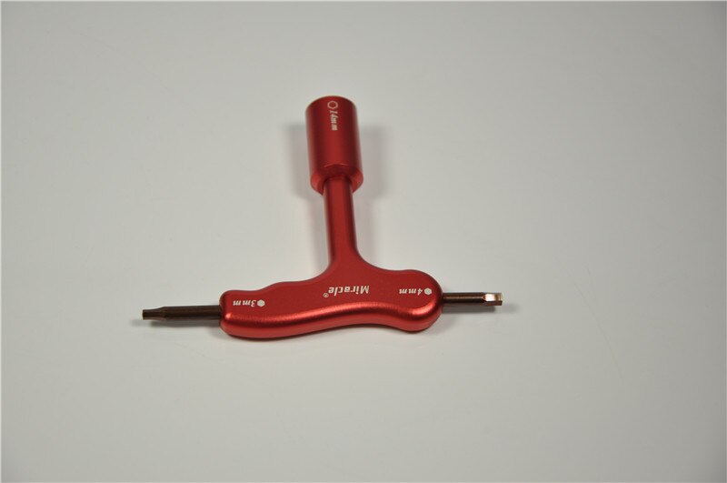 Miracle Aluminum Alloy Wrench 14mm For CM6 Spark Plug 3mm/4mm Brown/ Blue/ Red For EME DLE Gas Engine