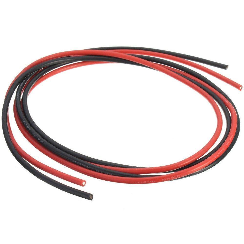 12AWG 1 meter Gauge Silicone Wire Flexible Stranded Copper Cables