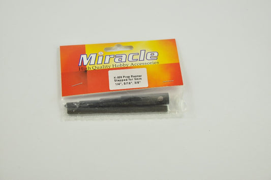 4-Step Standard Prop Shaft Reamer Stepped for 5mm,1/4",5/16",3/8" Miracle RC Airplane Accessory