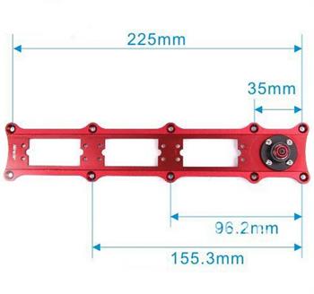 Miracle Alu Alloy Servo Rudders Mount Tray Set with 5inch Double Servo Arm
