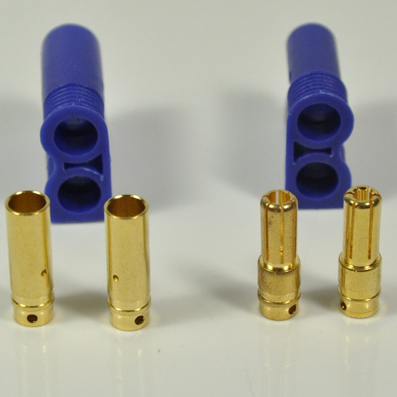 EC5 5MM Female Male Gold Plated Bullet Connector Plugs For RC Battery