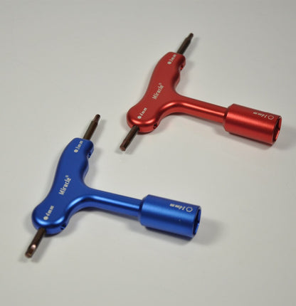 Miracle Aluminum Alloy Wrench 14mm For CM6 Spark Plug 3mm/4mm Brown/ Blue/ Red For EME DLE Gas Engine