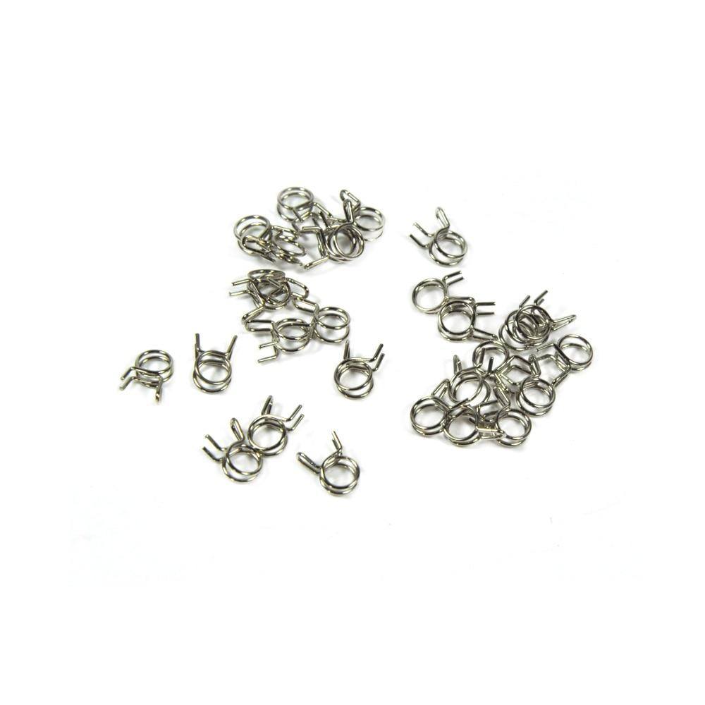 10pcs Fuel Line Oil Air Tube Clamp Hose Spring Clip Fastener 6mm Fuel Connector For RC Fuel Model Accessories