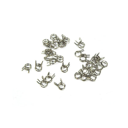 10pcs Fuel Line Oil Air Tube Clamp Hose Spring Clip Fastener 6mm Fuel Connector For RC Fuel Model Accessories