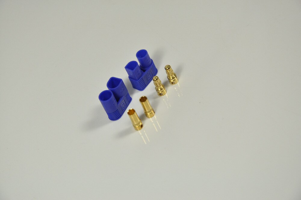 4 Sets EC3 3MM Female Male Gold Plated Bullet Connector Plugs For RC Battery