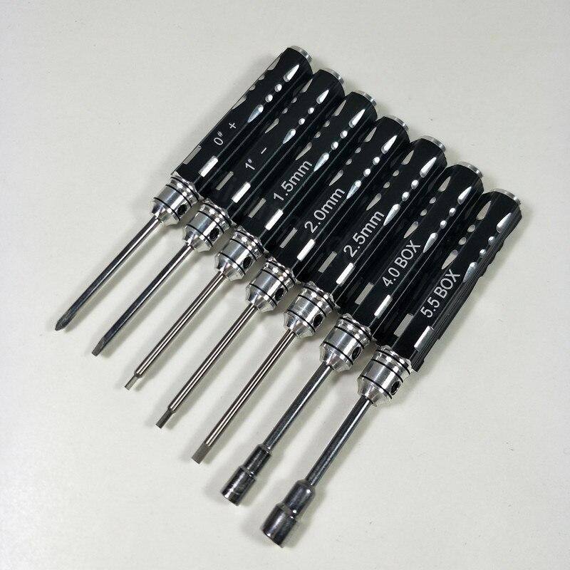 10pcs RC Tool Kit Set Screwdriver Hexagon Socker Piler With Carrying Case For RC Model