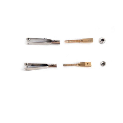 10Pcs M2/M3 Iron Metal Clevis Chuck Pull Rod Connector  Coupler Screw Spare Parts For DIY RC Aircraft Models
