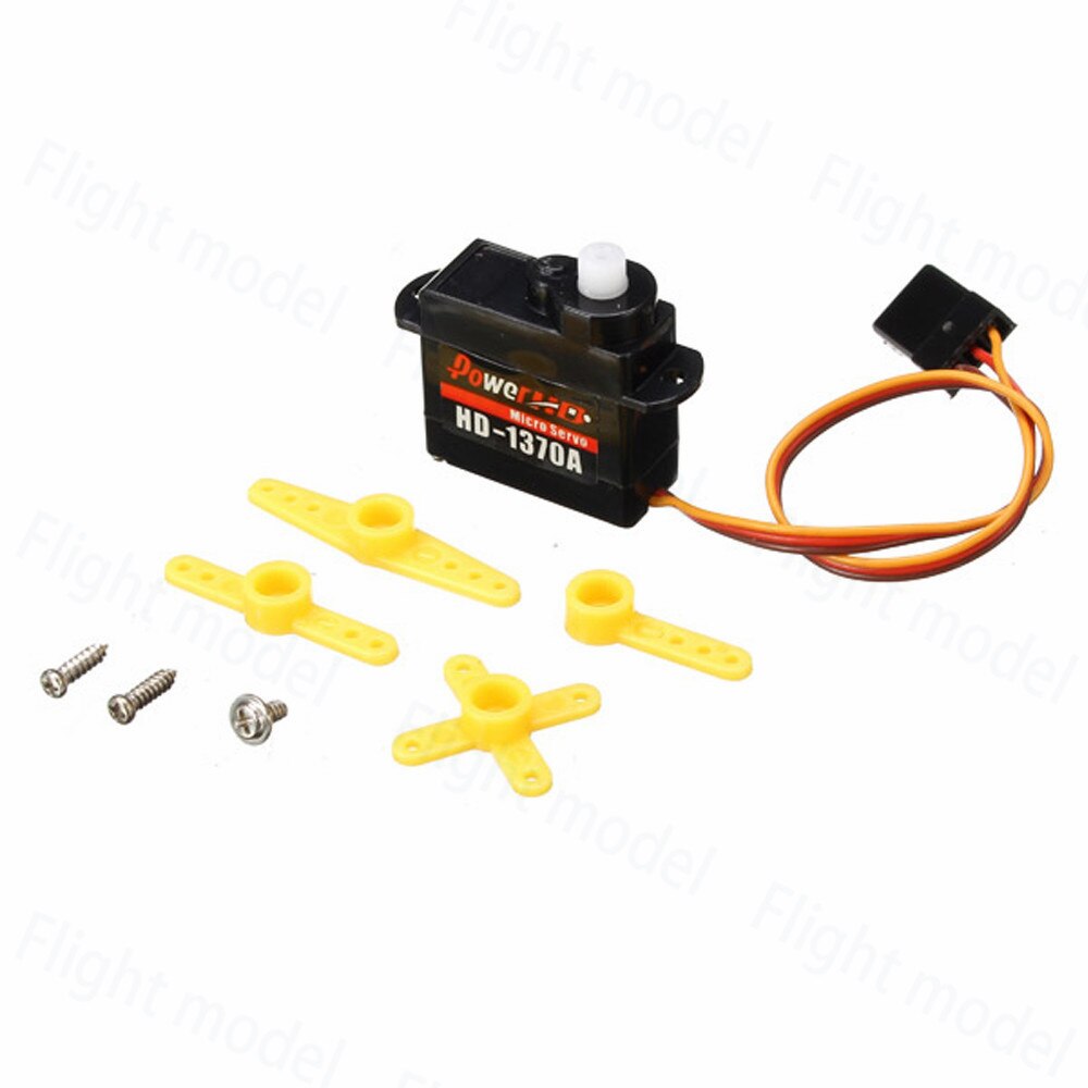 4pcs Power HD 1370A 0.6kg/3.7g Micro Servo For F3P EP200