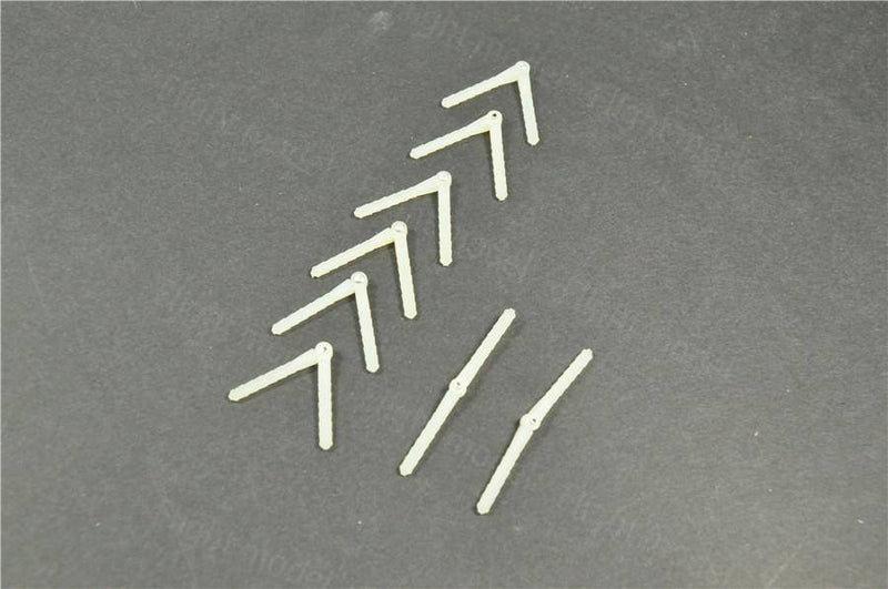 10pcs Plastic Pin Hinge Diameter 2.5mm x L67mm For RC Airplane Model