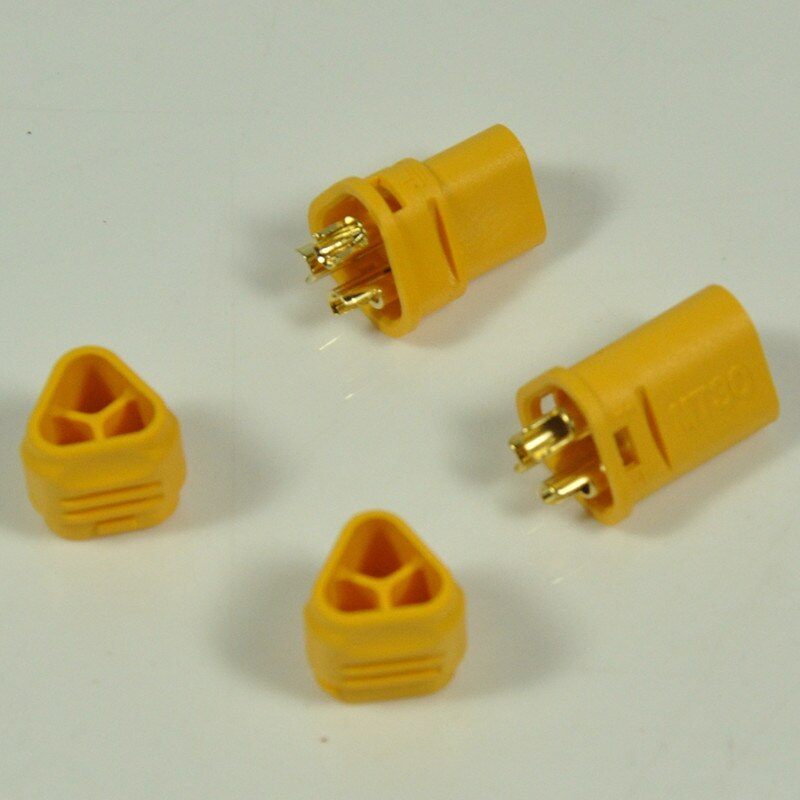 5 Pair AMASS MT60 3.5mm 3 pole Bullet Connector Plug Set For RC ESC to Motor NEW
