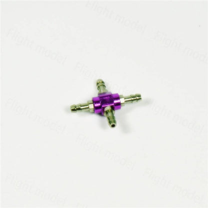 1PC Metal 4 Way Air Pipes Connector Air Valve For Retracts & Undercarrigages RC Airplane Kit