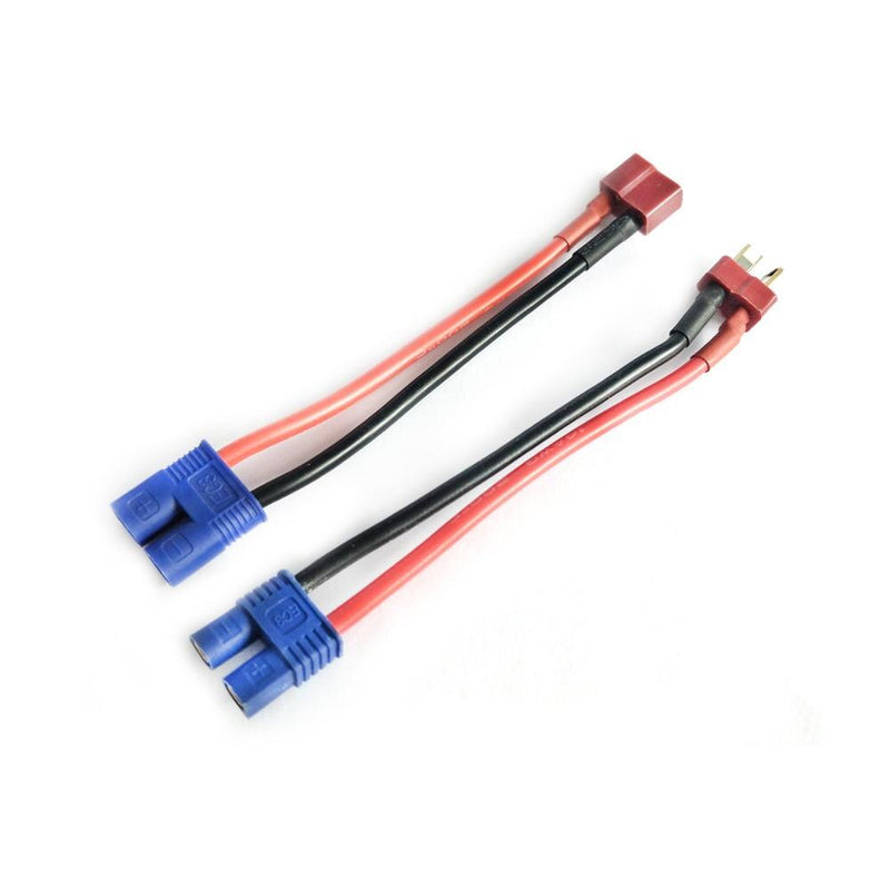 Female Deans To Male EC3 To T Deans Plug  Connector Adapter  14AWG   3CM  w/cable for RC Airplane