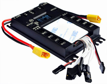 Power Mini DP Pro 9 Channels  Servo Section Board Power Box with BEC for Gas Plane
