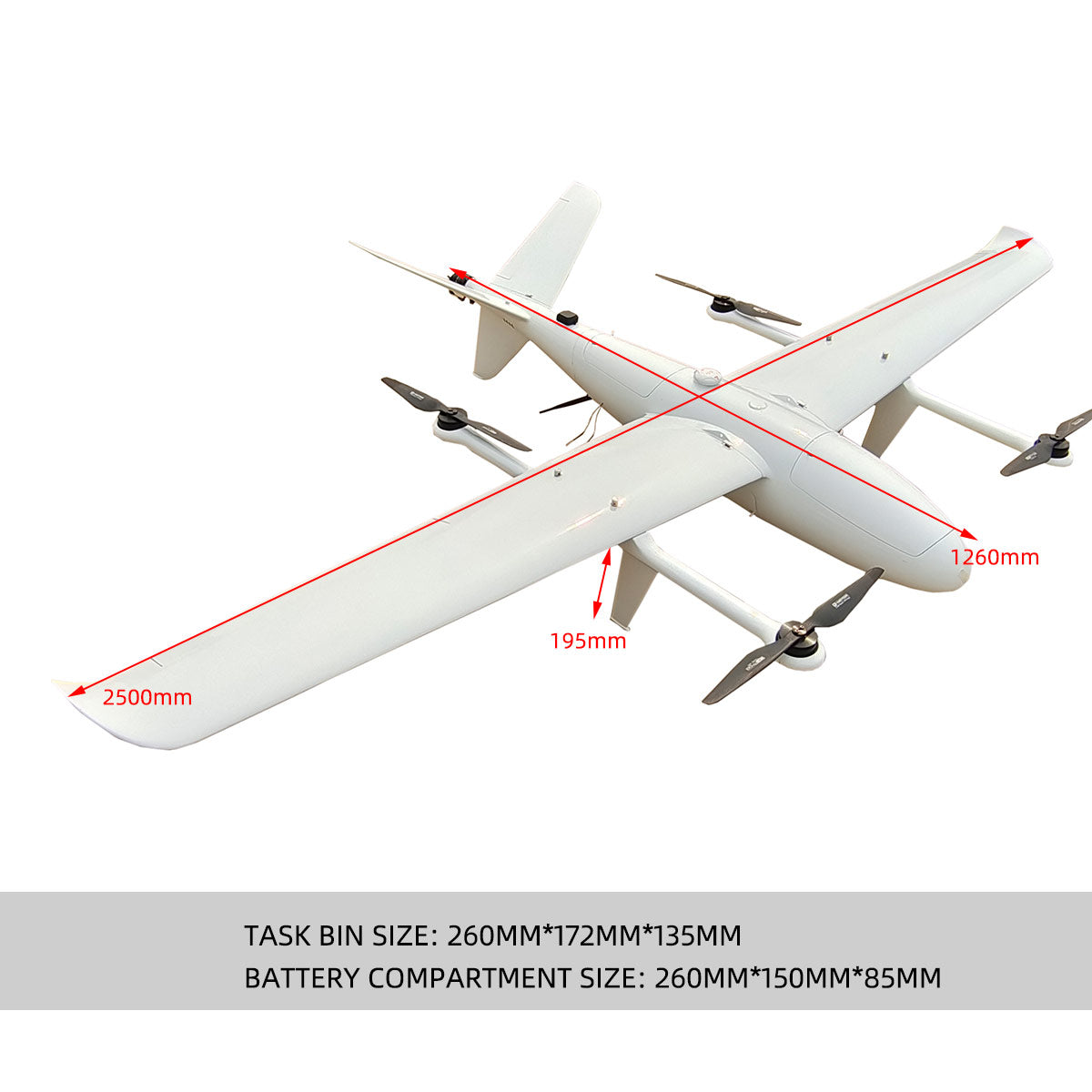 FLT-25 Fixed Wing UAV surveillance aircraft
