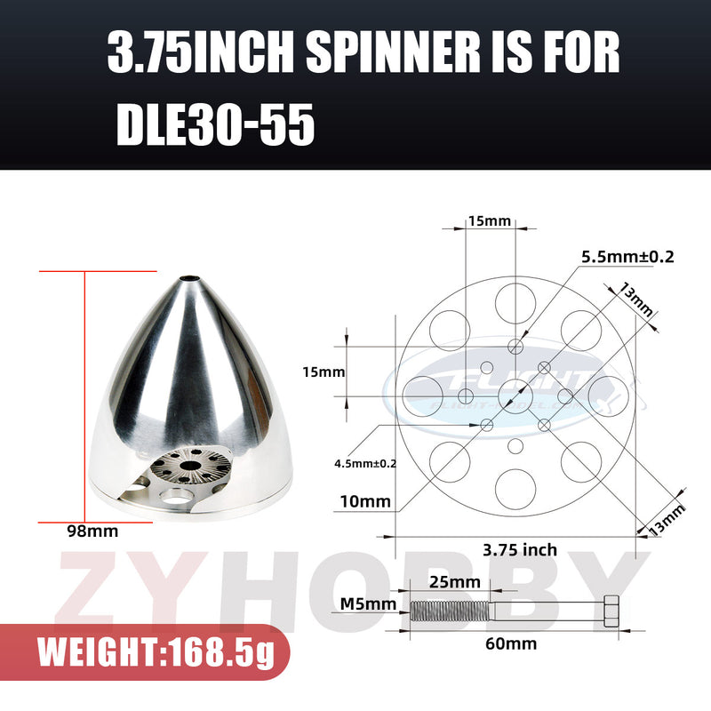 3.75/4inch Special Spinner for DLE30/55 MLD35/70/DA50