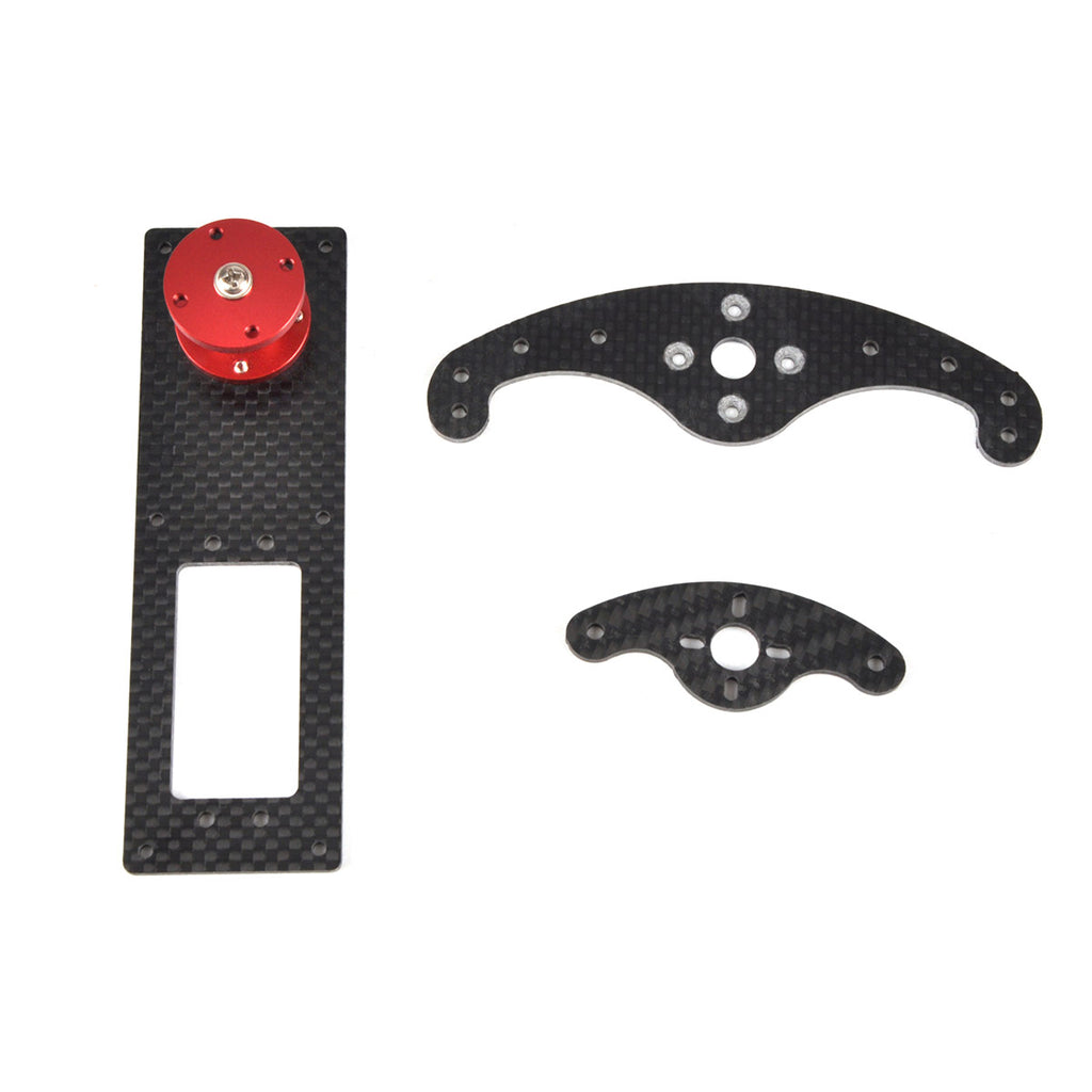 Carbon Fiber Vertical Rudder Mount Rudder Tray for 20-50CC Airplane