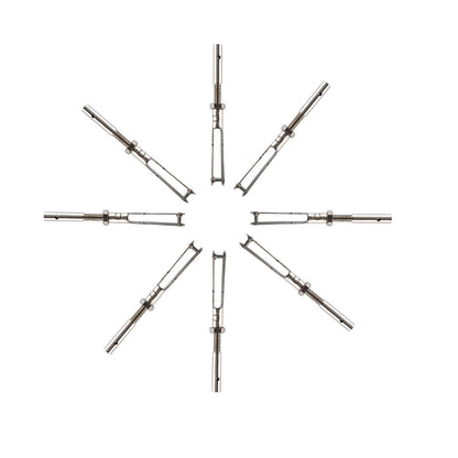 10PCS M2 M3 Metal Collet Chuck Clevis Pull Rod Connector Coupler Screw Spare Parts For RC Aircraft Model