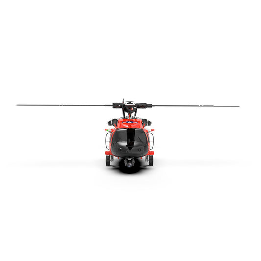 RC Helicopter 4 Propellers 6 Axis Gyro Aircraft Remote Control Outdoor Copter Coast Guard Helicopter for Kids Beginner Gifts