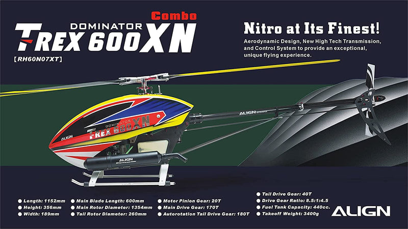RC Helicopter T-REX 600XN Super Combo 3D RC Helicopter