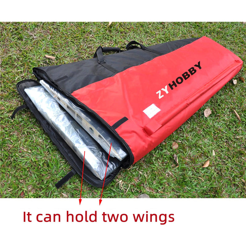 RC Plane Wing Bag Portable Handbag With Tool Pocket Waterproof Protection Bag For 50E-70E RC Fixed Wing Airplane Model