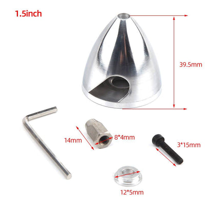 2 Blades Aluminum Alloy Spinner Multi-size for choose 1.5”-4‘’