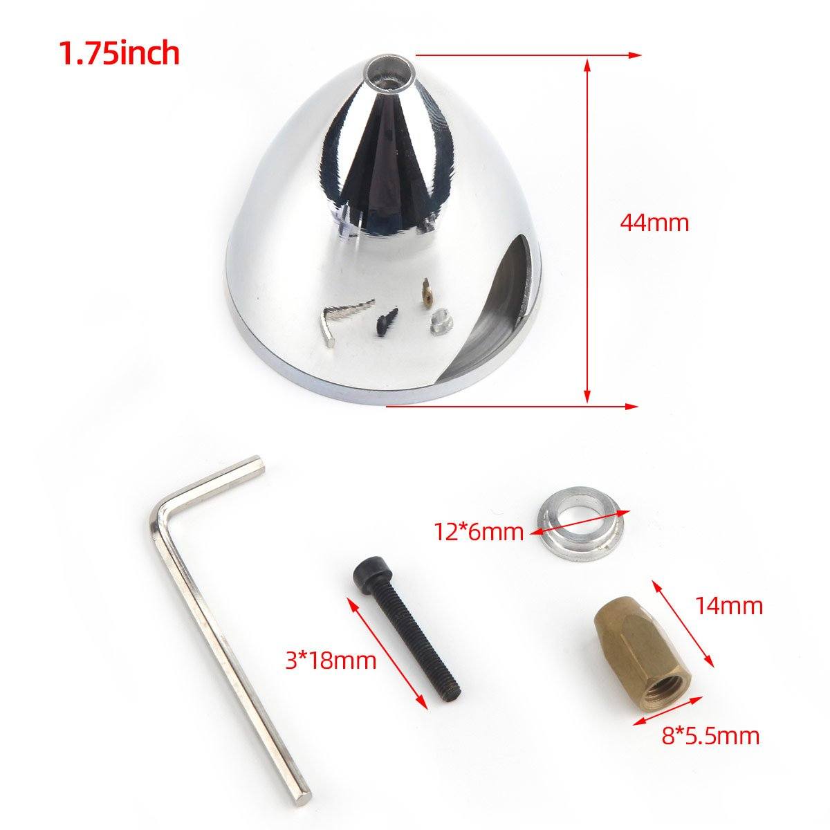 2 Blades Aluminum Alloy Spinner Multi-size for choose 1.5”-4‘’
