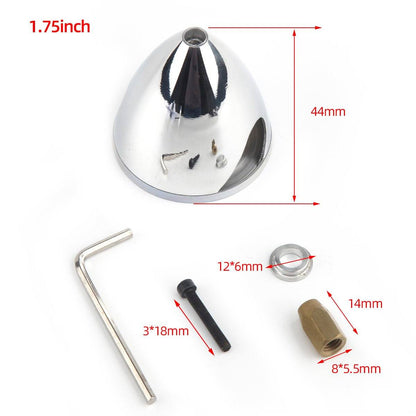 2 Blades Aluminum Alloy Spinner Multi-size for choose 1.5”-4‘’