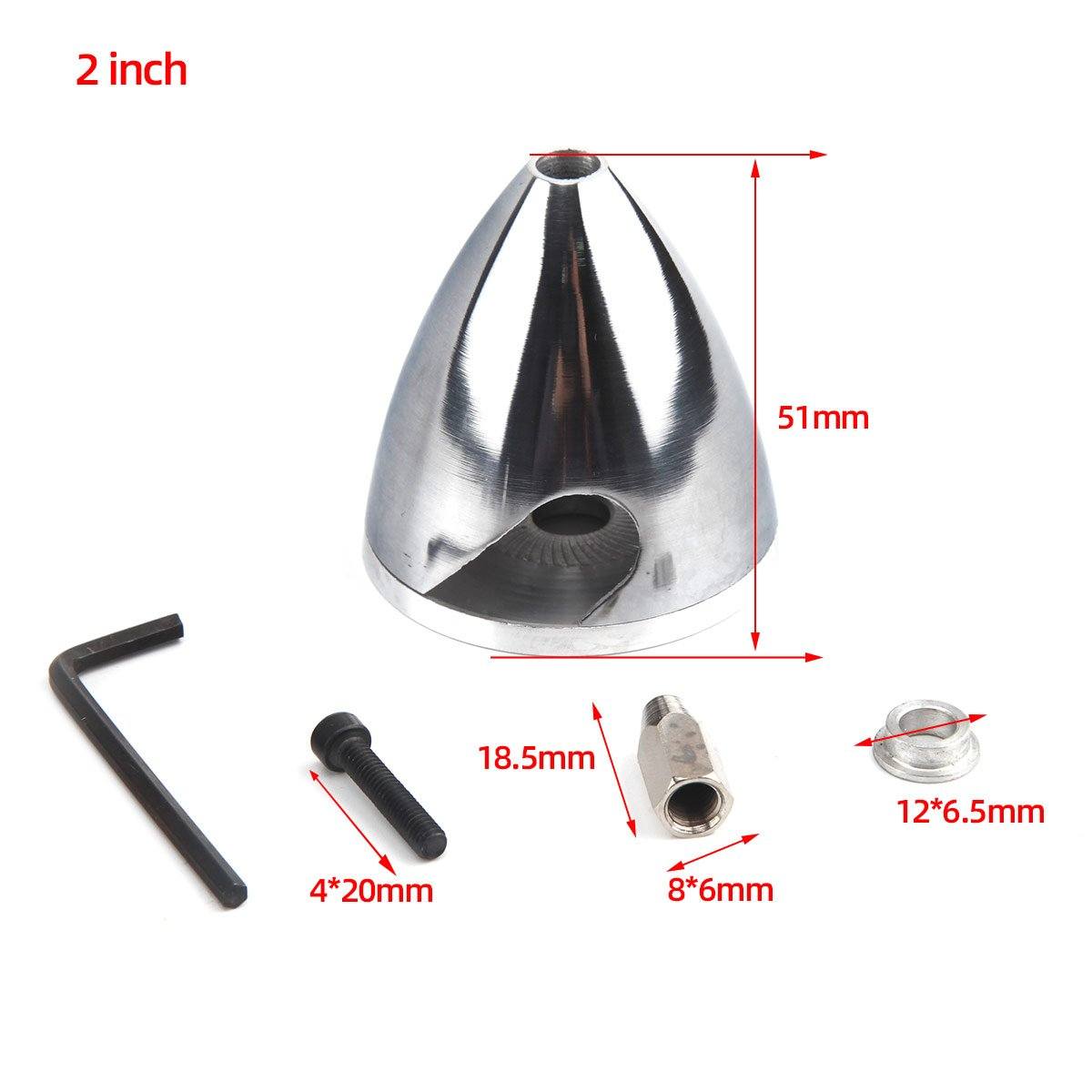 2 Blades Aluminum Alloy Spinner Multi-size for choose 1.5”-4‘’