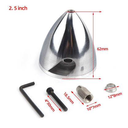 2 Blades Aluminum Alloy Spinner Multi-size for choose 1.5”-4‘’
